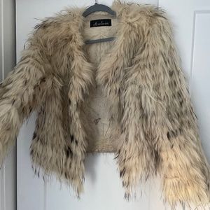 Real fur jacket size S